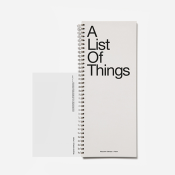 Marjolein Delhaas A List of Things – Edition II Off White