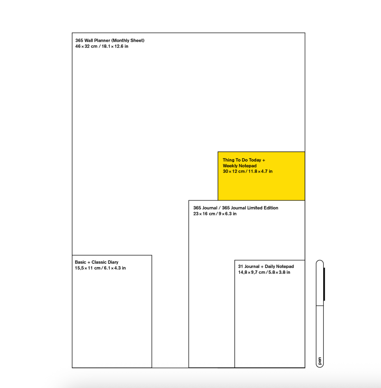 Marjolein Delhaas Things To Do Planner – No. 2270 Green