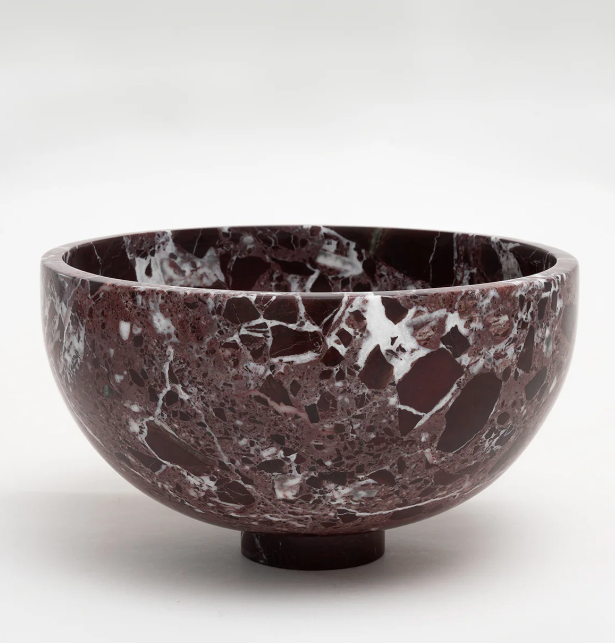 Kiwano Rosso Levanto Marble Fruit Bowl