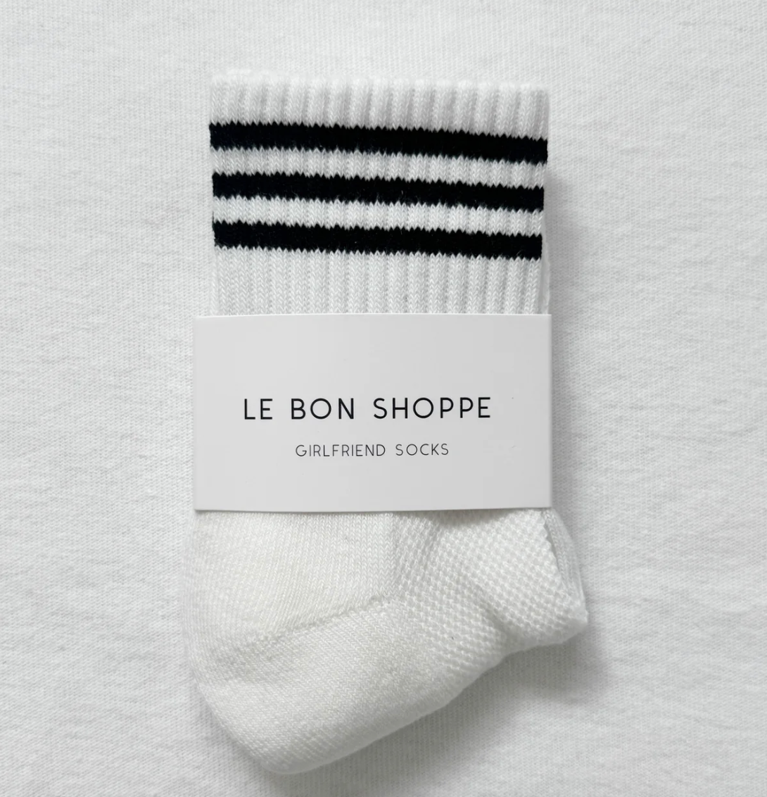 Le Bon Shoppe Girlfriend Socks White
