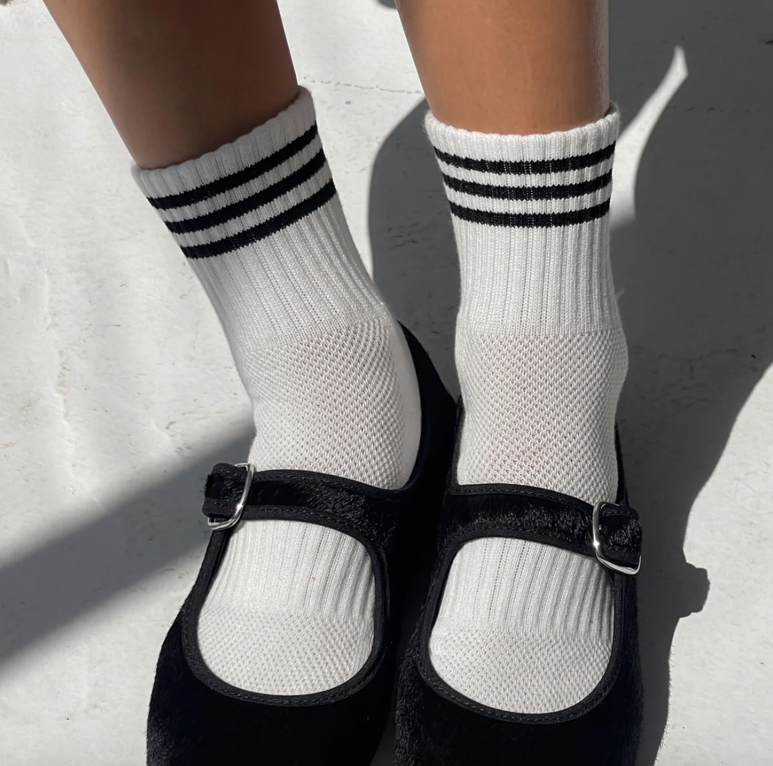Le Bon Shoppe Girlfriend Socks White