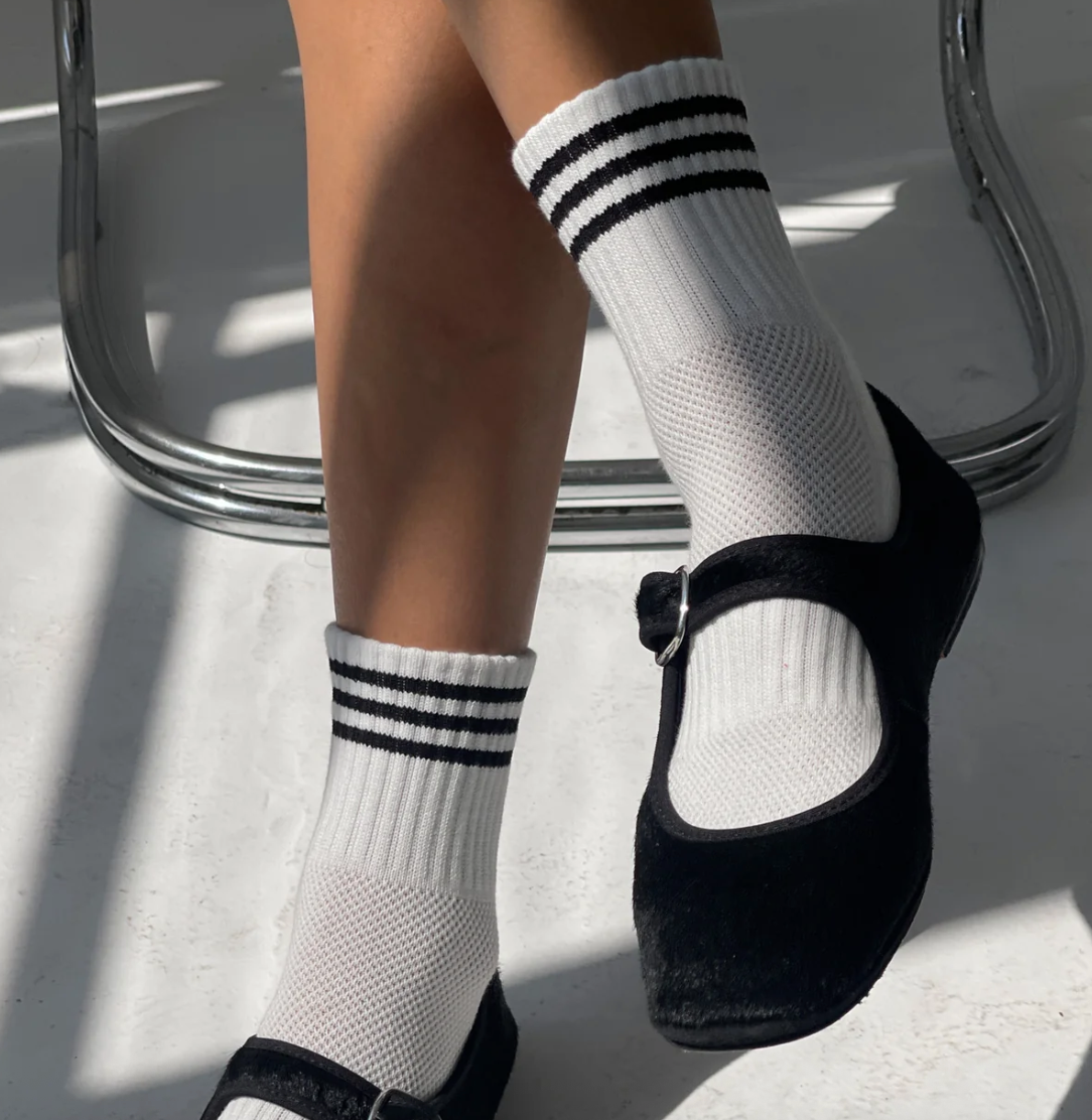 Le Bon Shoppe Girlfriend Socks White