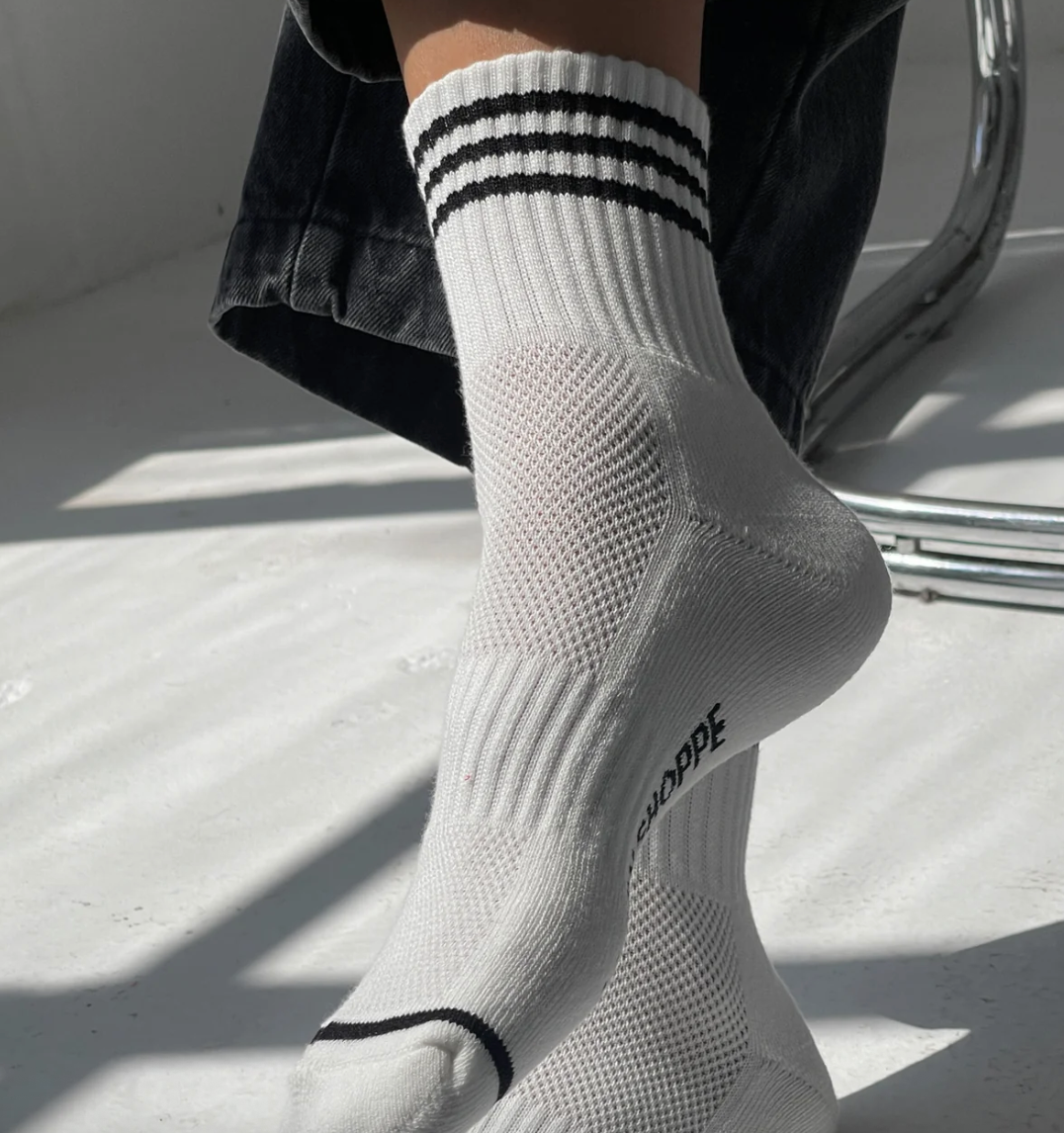 Le Bon Shoppe Girlfriend Socks White