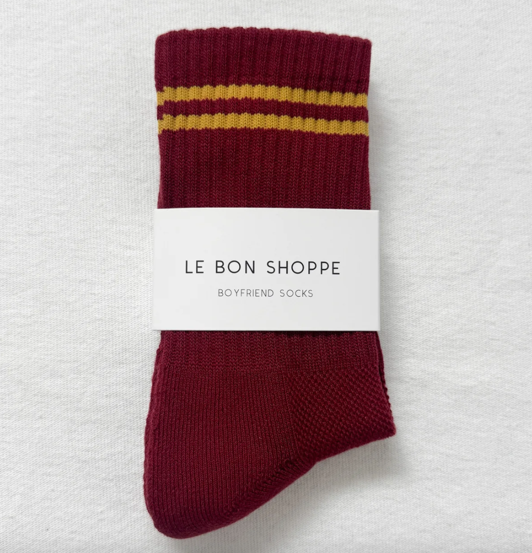 Le Bon Shoppe Boyfriend Socks Cardinal