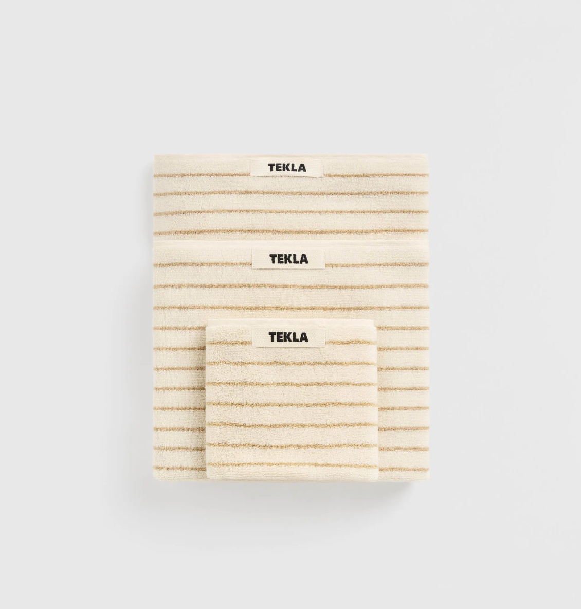Tekla Terry Towel Sienna Stripes 30x50