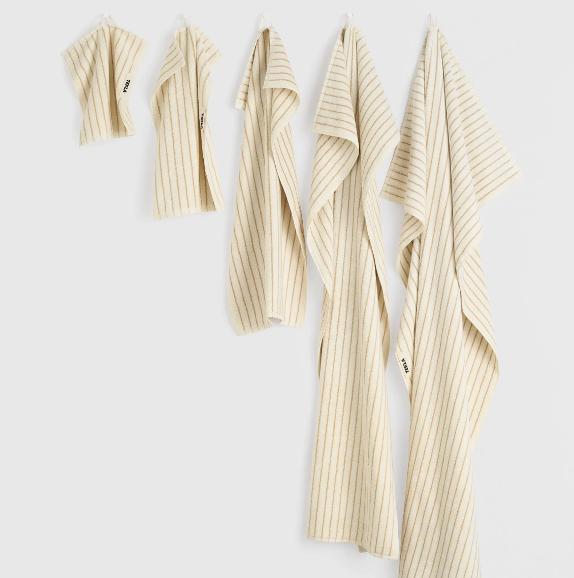 Tekla Terry Towel Sienna Stripes 70x140