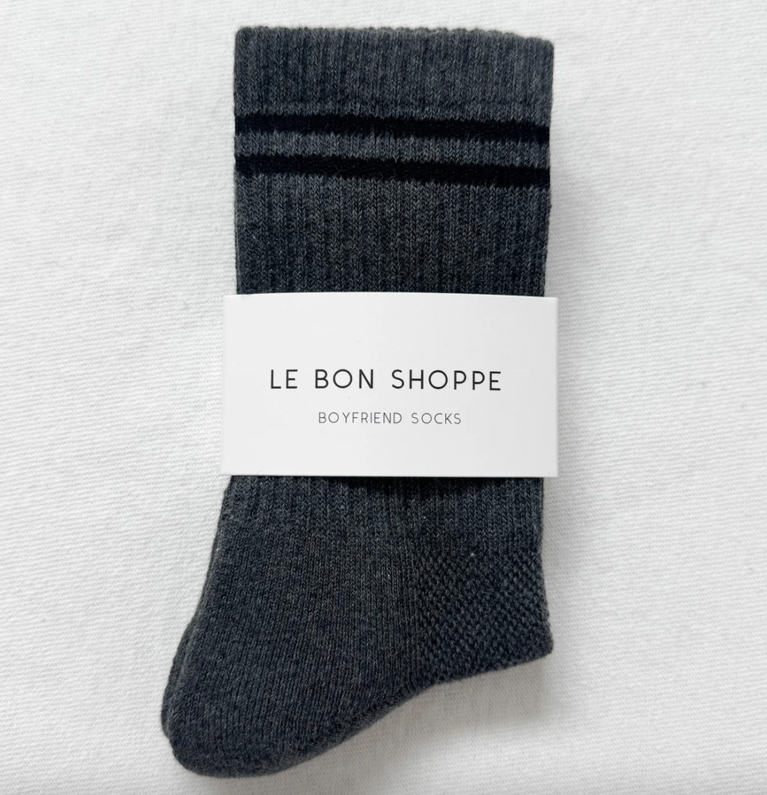 Le Bon Shoppe Boyfriend Socks Charcoal