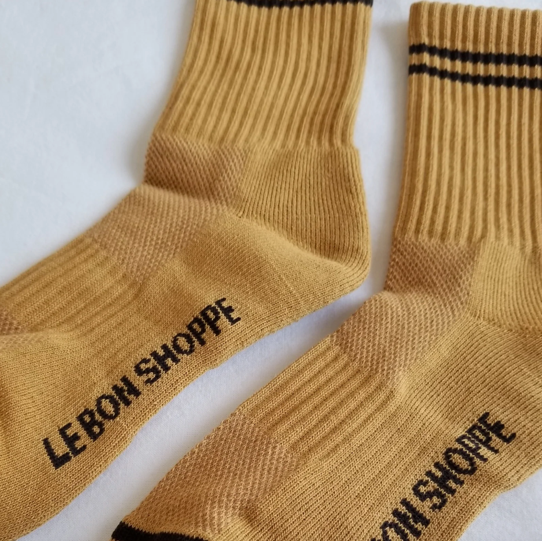 Le Bon Shoppe Boyfriend Socks Biscotti