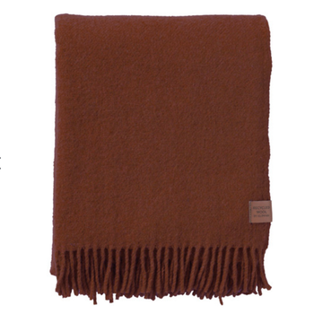 Klippan Plaid True Rust 100% Lambswool