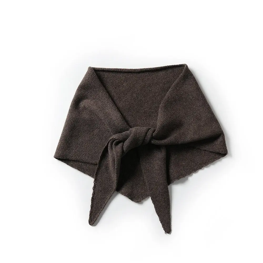 Studio Alter Triangle Scarf Dark Chocolate 100% cashmere