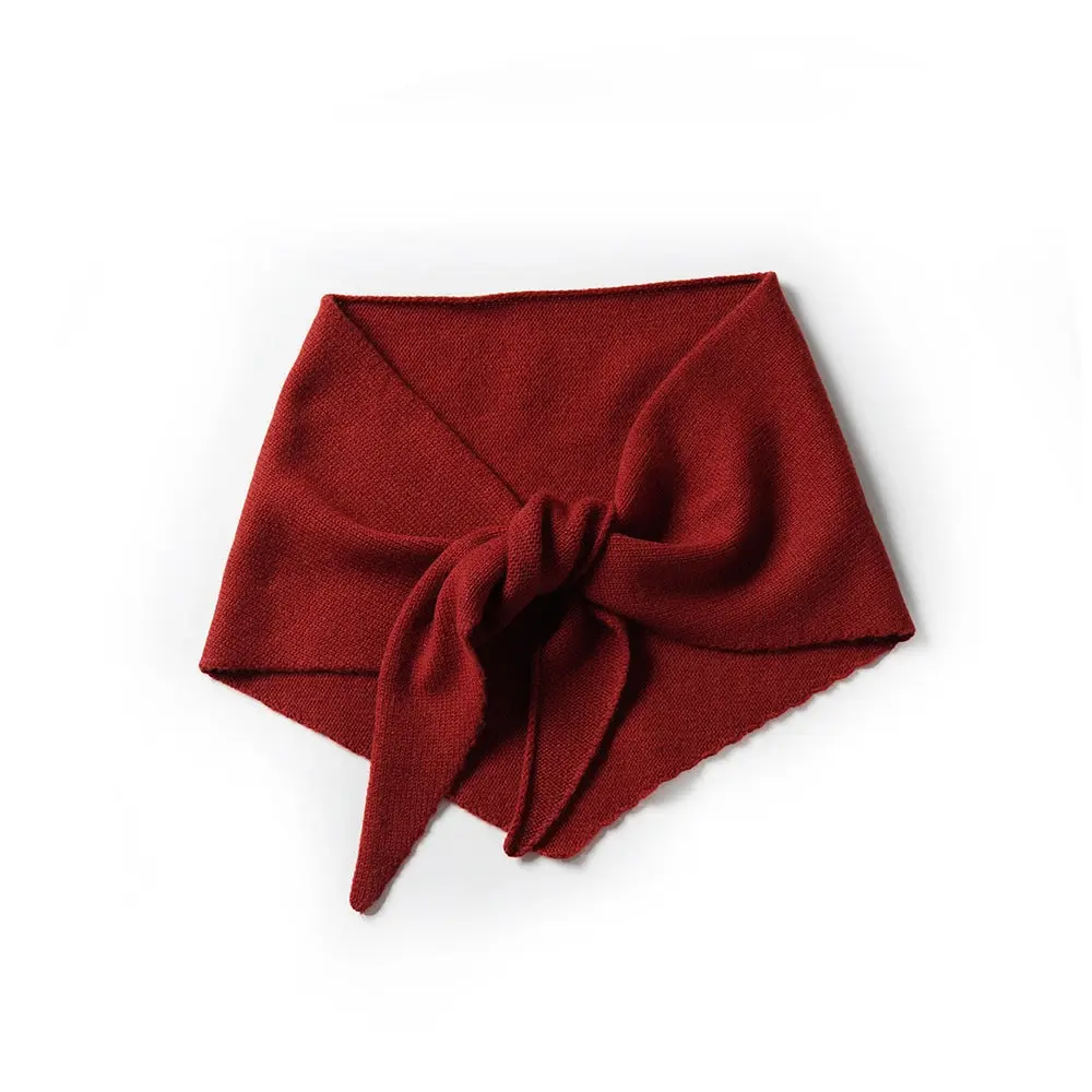 Studio Alter Triangle Scarf  Red 100% cashmere