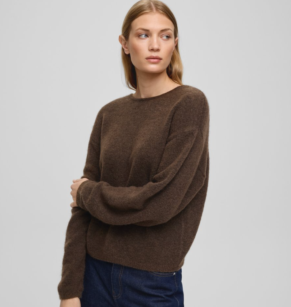 Msch Copenhagen Milania Hope Cardigan Slate Black Mel