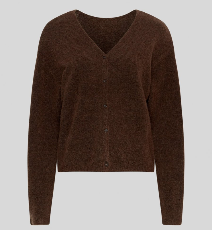 Msch Copenhagen Milania Hope Cardigan Slate Black Mel