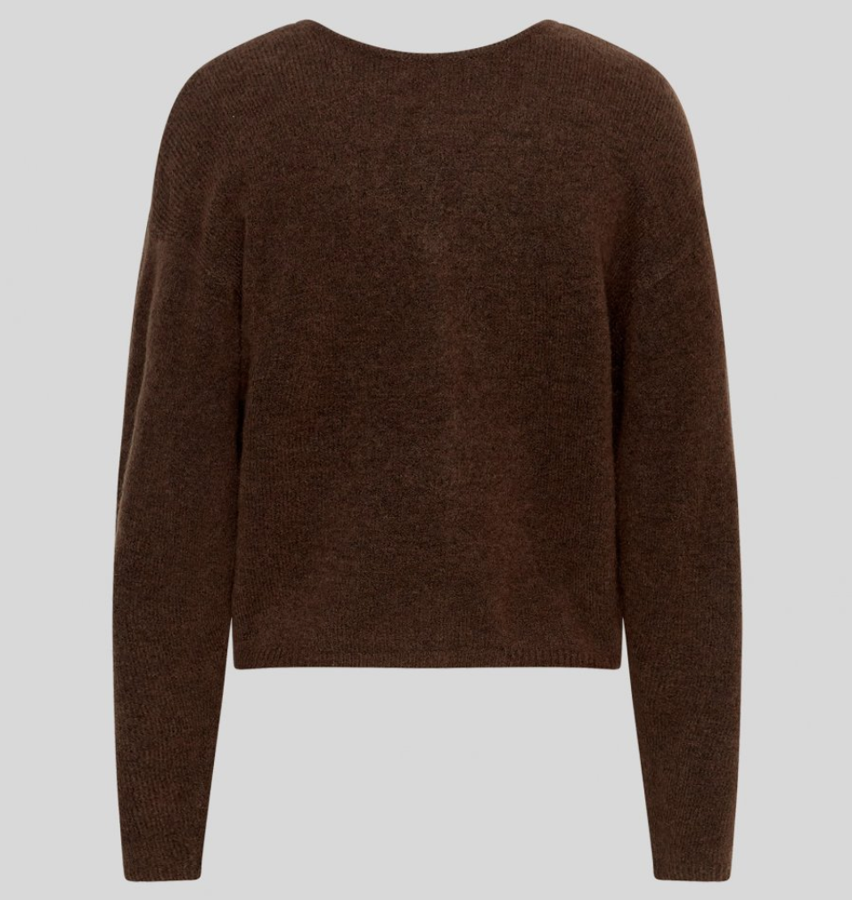 Msch Copenhagen Milania Hope Cardigan Slate Black Mel