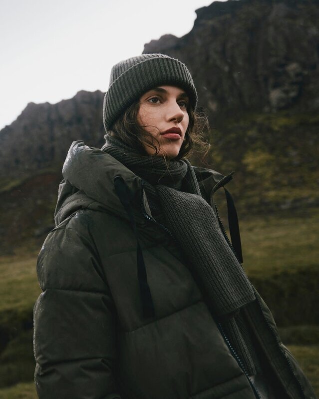 Msch Copenhagen Scarf Galine Rachelle Forest Night