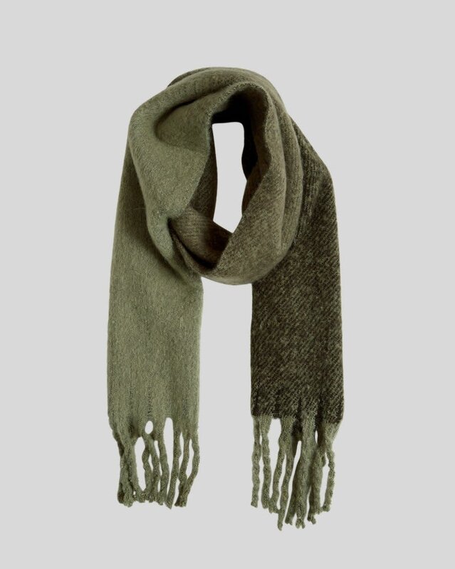 Msch Copenhagen Scarf Rays Rosin/Oil Green