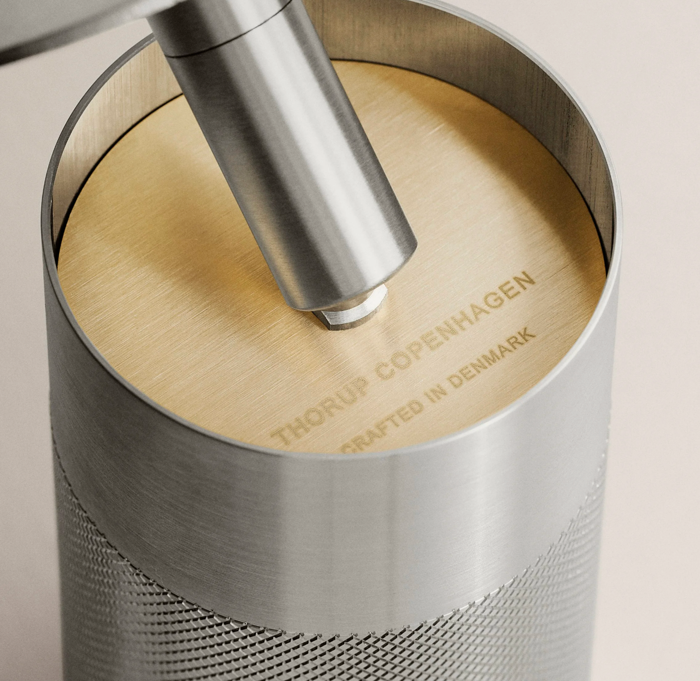 Thorup Ceiling Track Light Fixture I Nickel-plated Brass