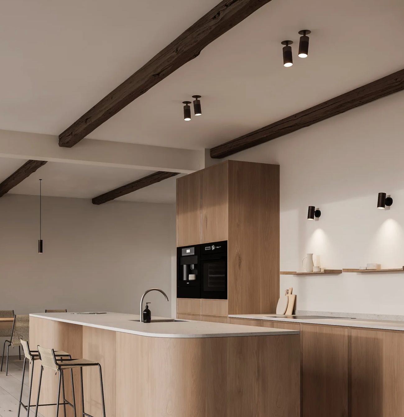 Thorup Recessed Ceiling Light I Fully Browned Brass