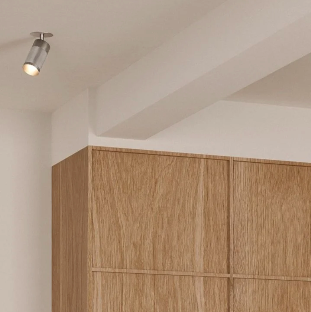 Thorup Recessed Ceiling Light I Nickel-plated Brass