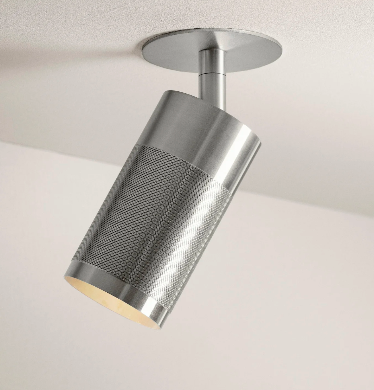 Thorup Recessed Ceiling Light I Nickel-plated Brass