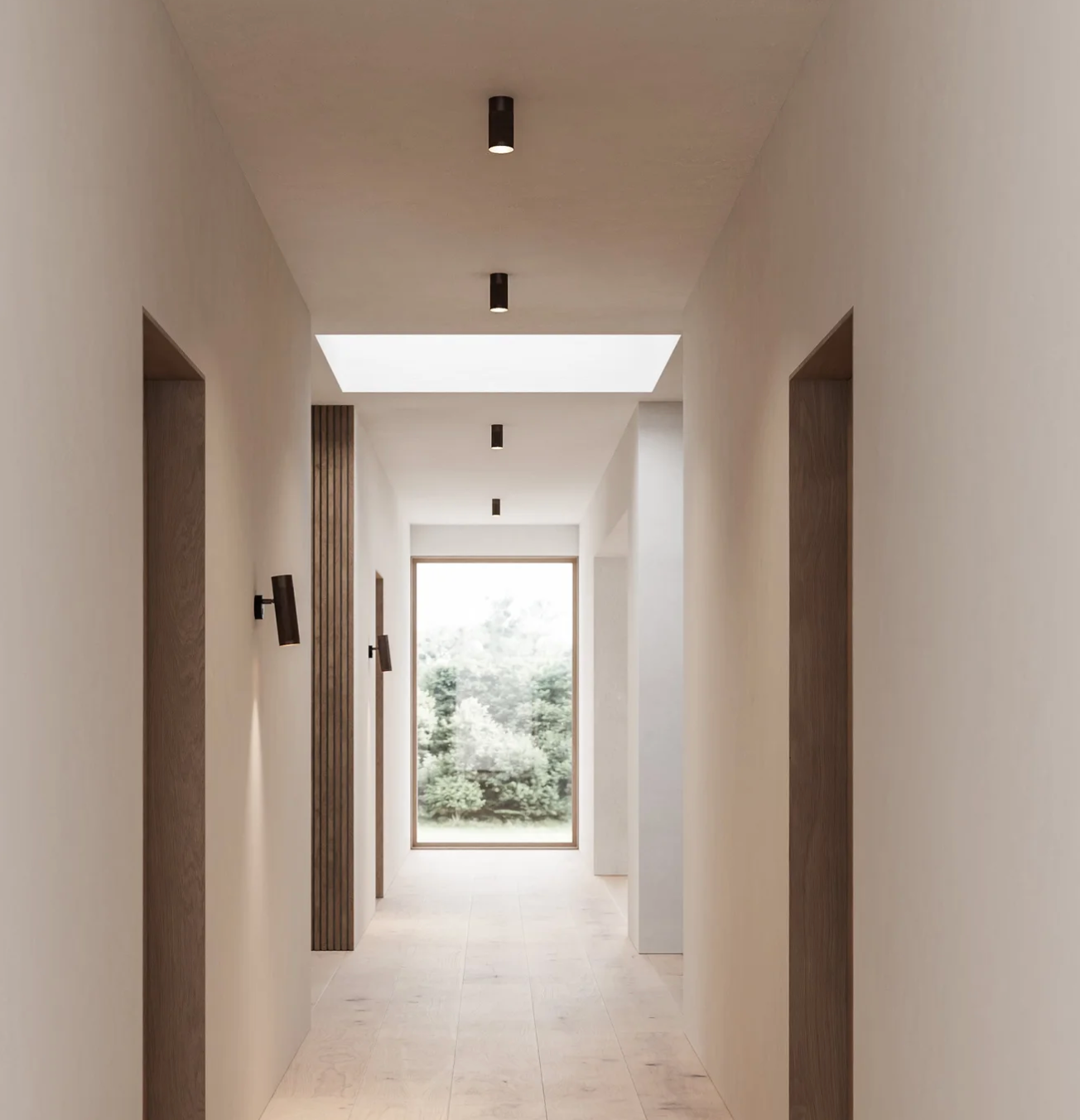 Thorup Surface Ceiling Light I Browned Brass