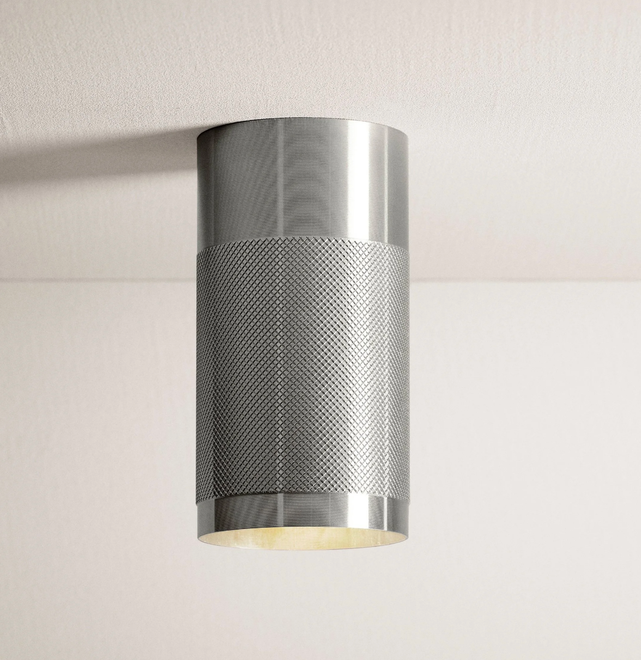 Thorup Surface Ceiling Light I Nickel-plated Brass