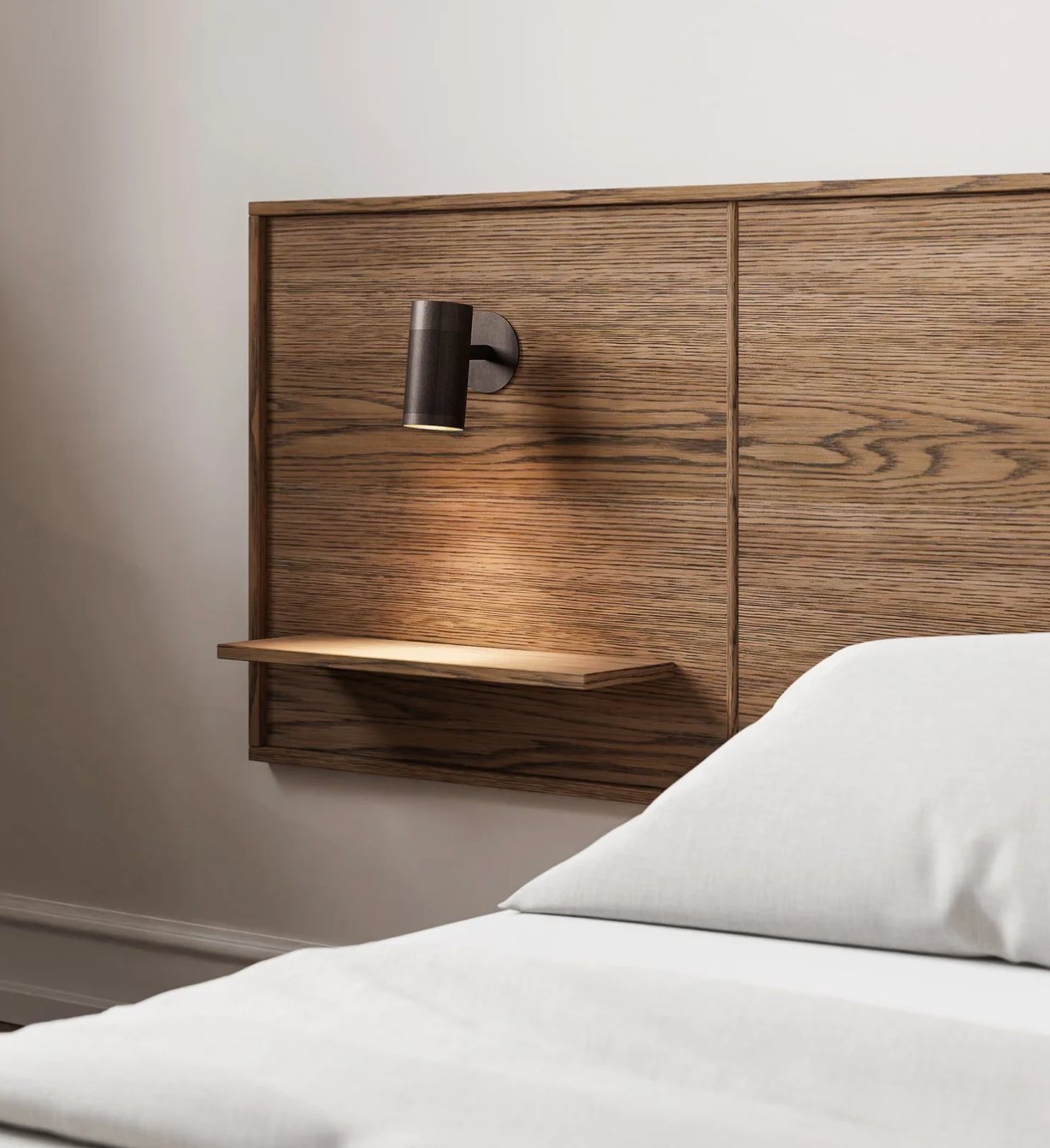 Thorup Small Recessed Wall Lamp I Browned Brass