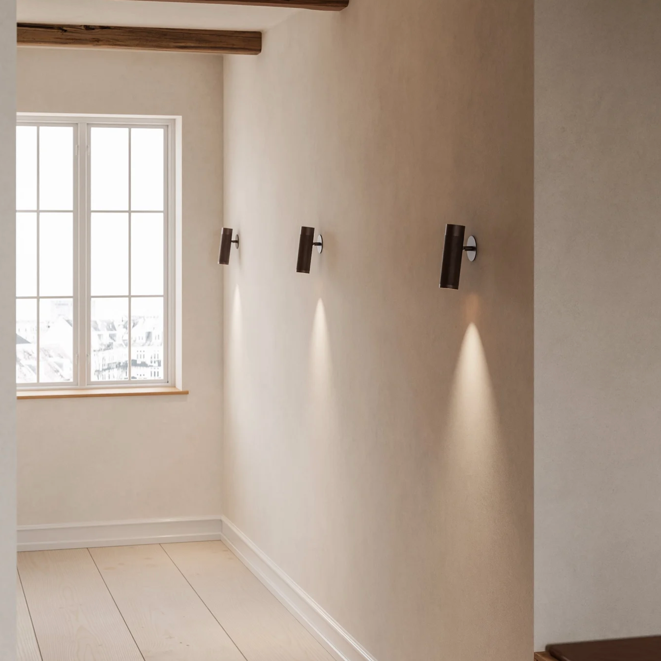 Thorup Recessed Wall Lamp I Browned Brass