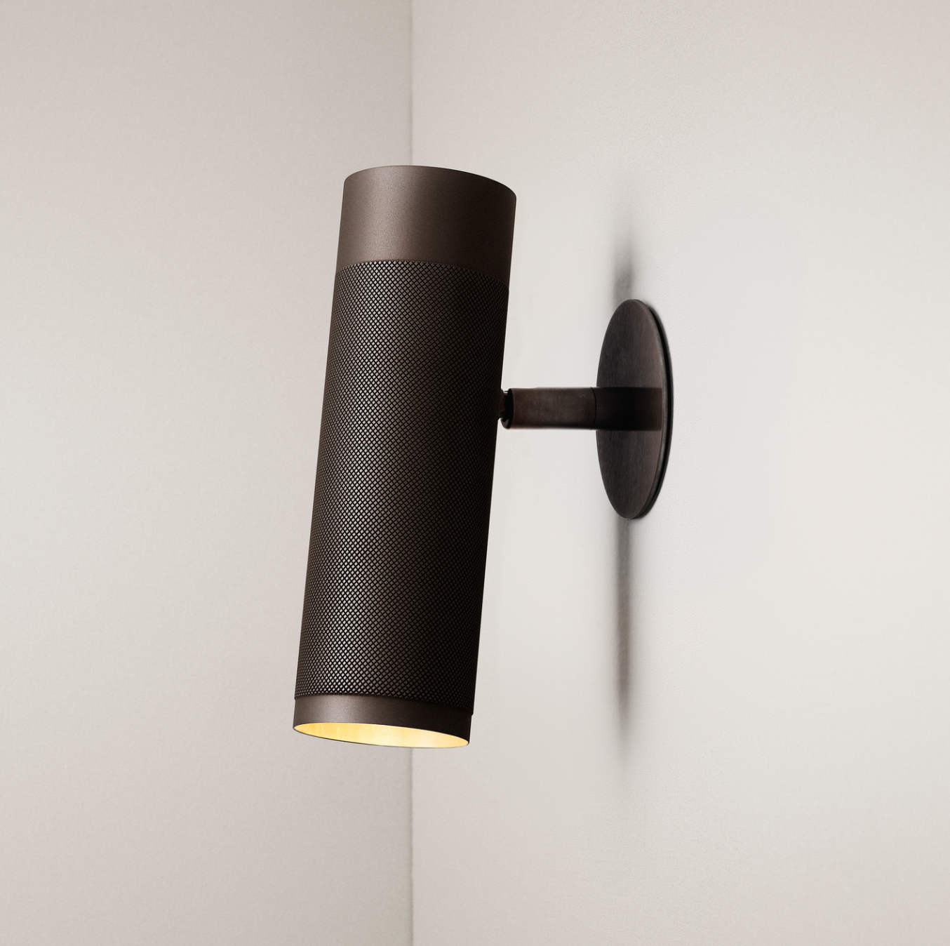 Thorup Recessed Wall Lamp I Browned Brass