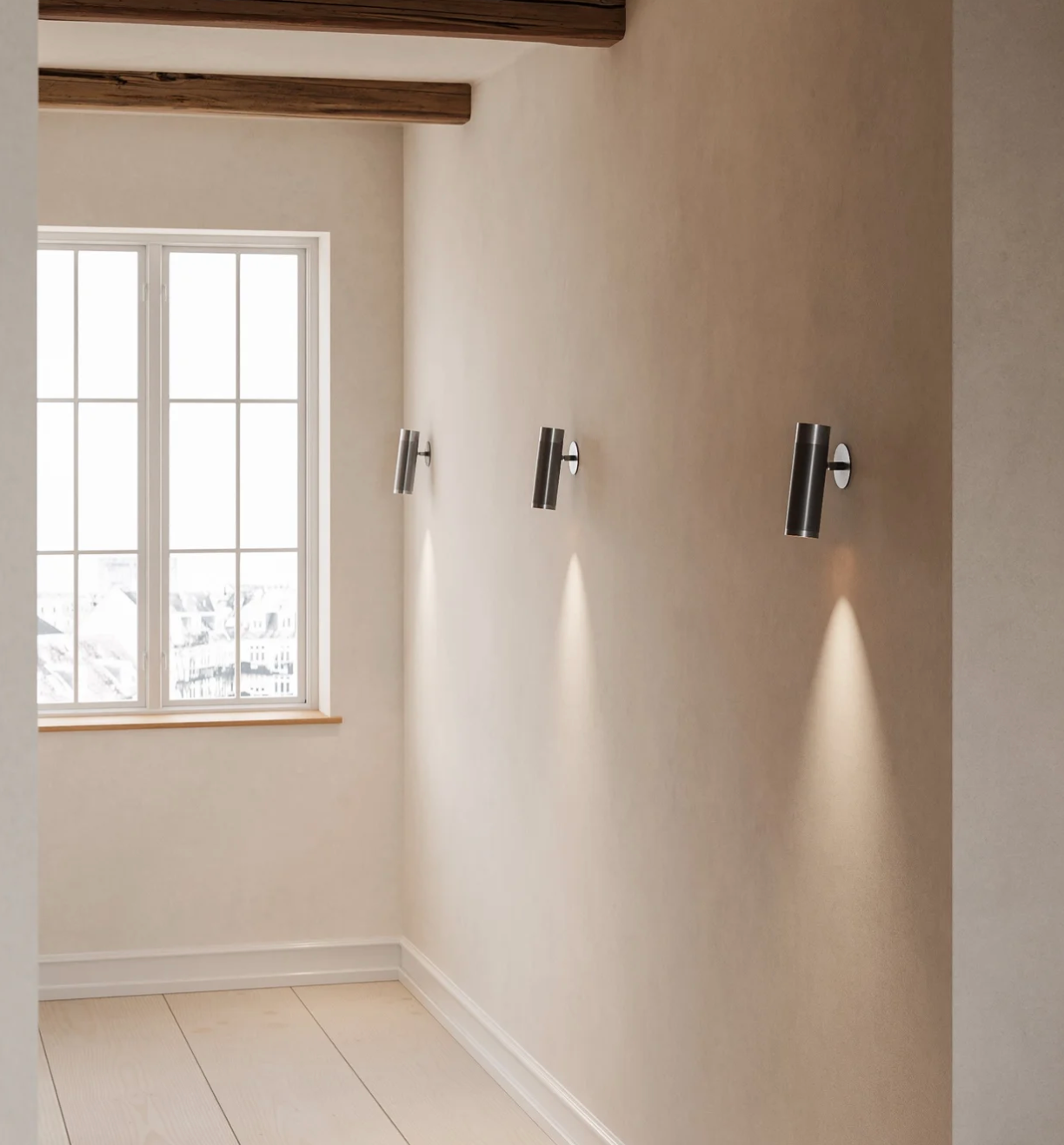 Thorup Recessed Wall Lamp I Nickel-plated brass