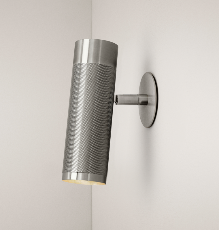 Thorup Recessed Wall Lamp I Nickel-plated brass