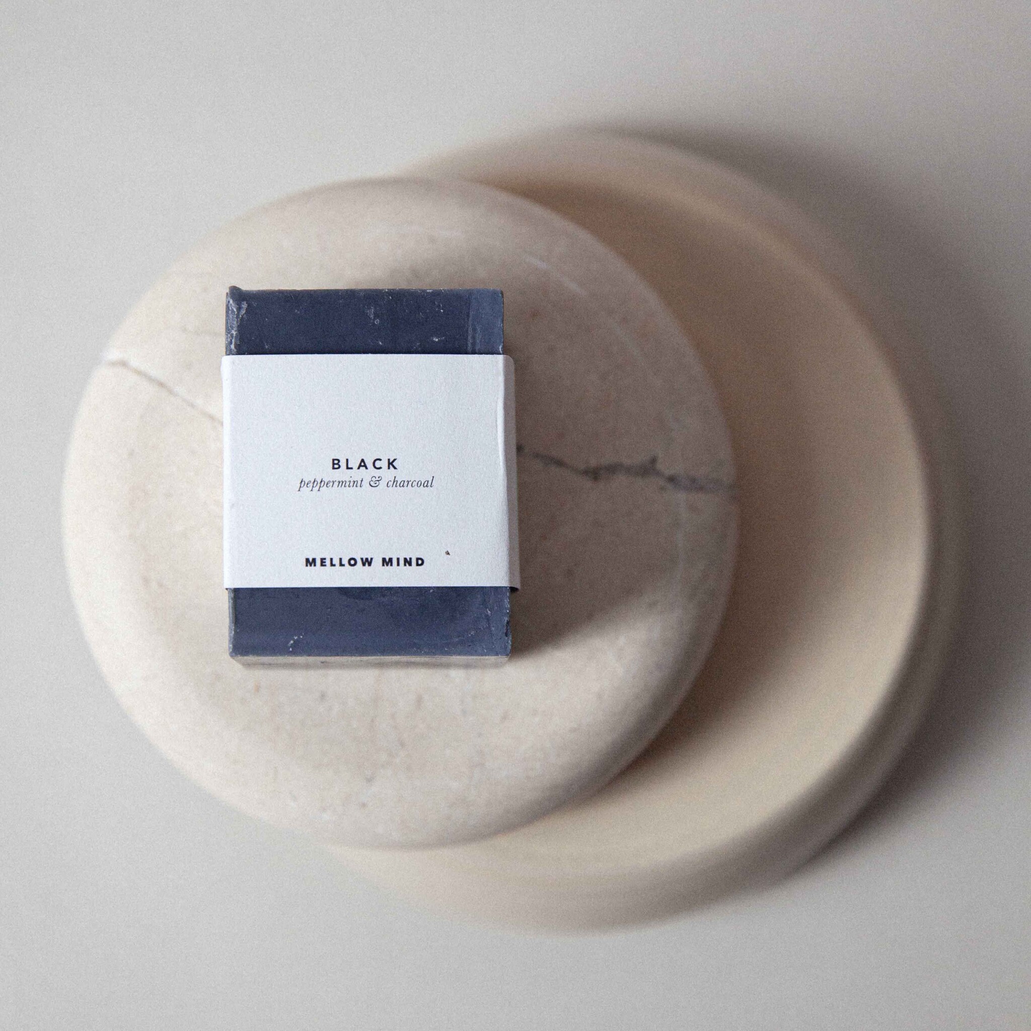 Mellow mind Black Charcoal Soap Peppermint
