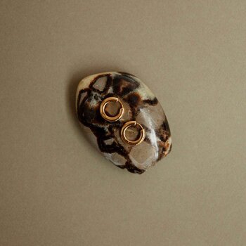 Brandlinger Earrings Rom Gold