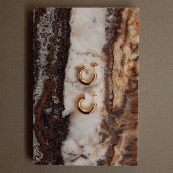 Brandlinger Earrings Meran Gold