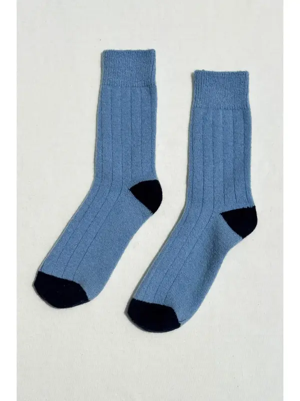 Le Bon Shoppe Classic Cashmere Socks Bluebell