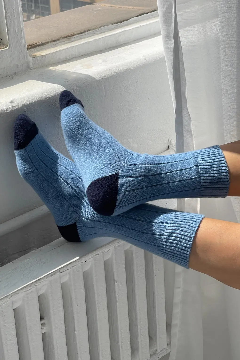 Le Bon Shoppe Classic Cashmere Socks Bluebell