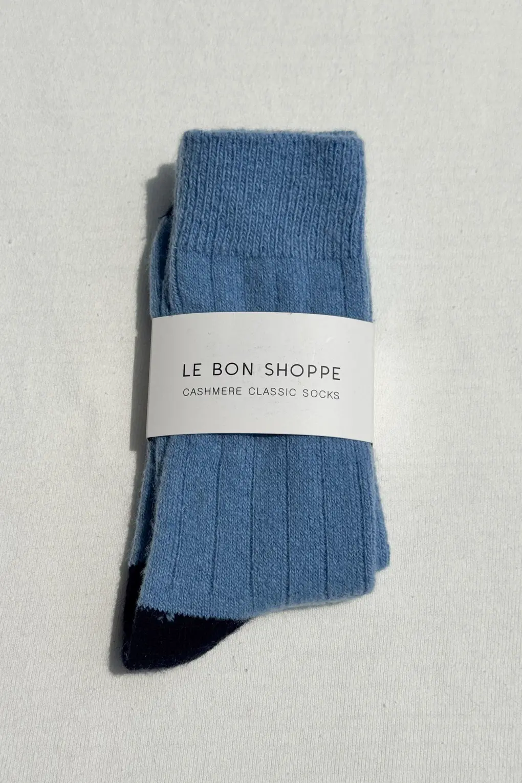 Le Bon Shoppe Classic Cashmere Socks Bluebell