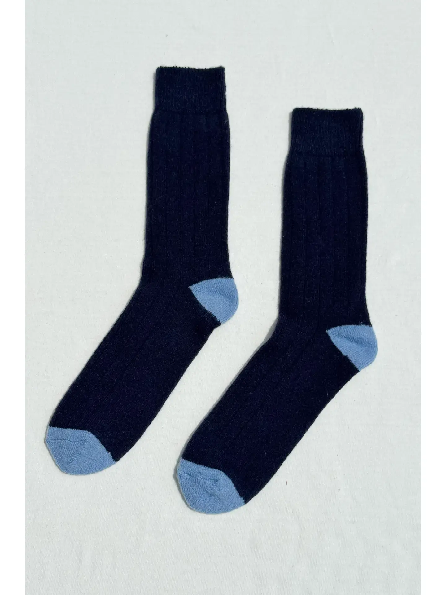 Le Bon Shoppe Extended Classic Cashmere Socks Navy
