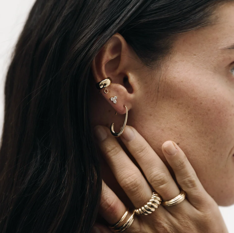 Huguette Paris Earrings Elfie Silver