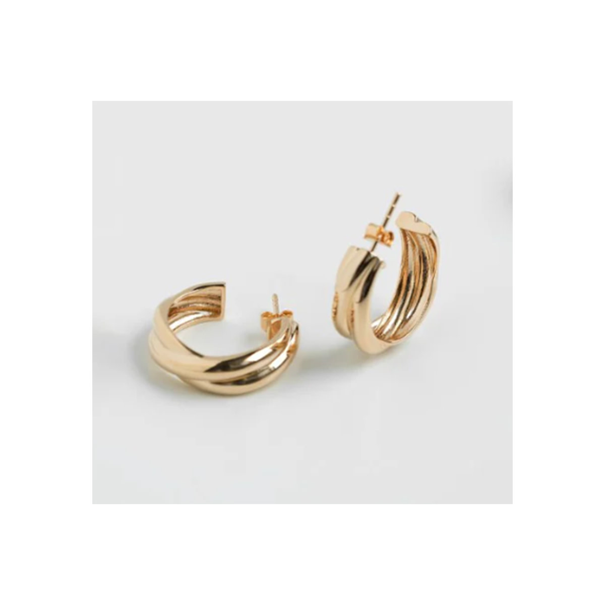 Huguette Paris Earrings Adrienne Gold