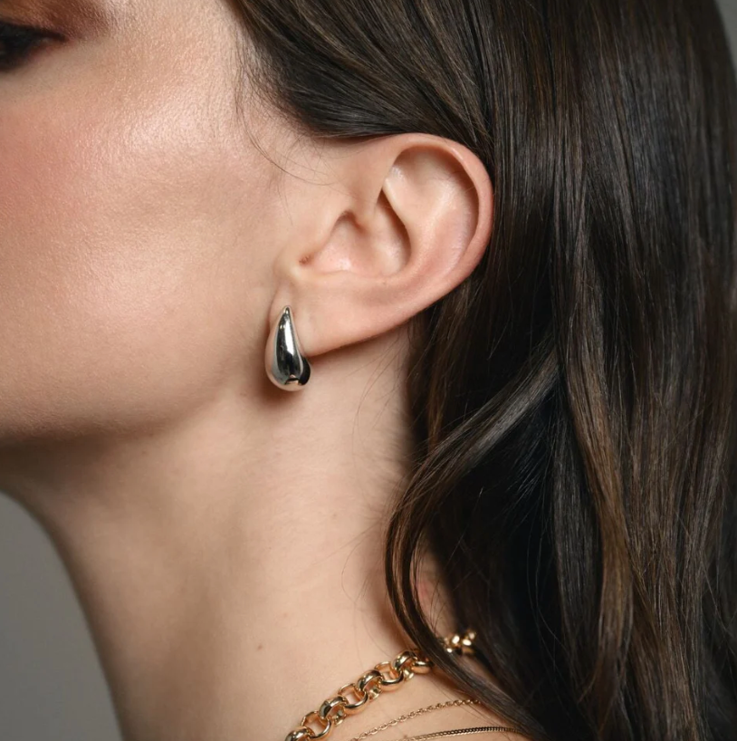 Huguette Paris Earrings Rosa Silver