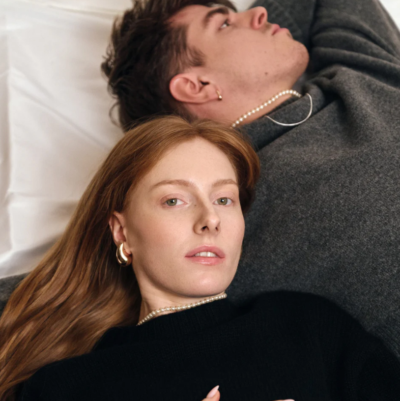 Huguette Paris Earrings Rosée Gold