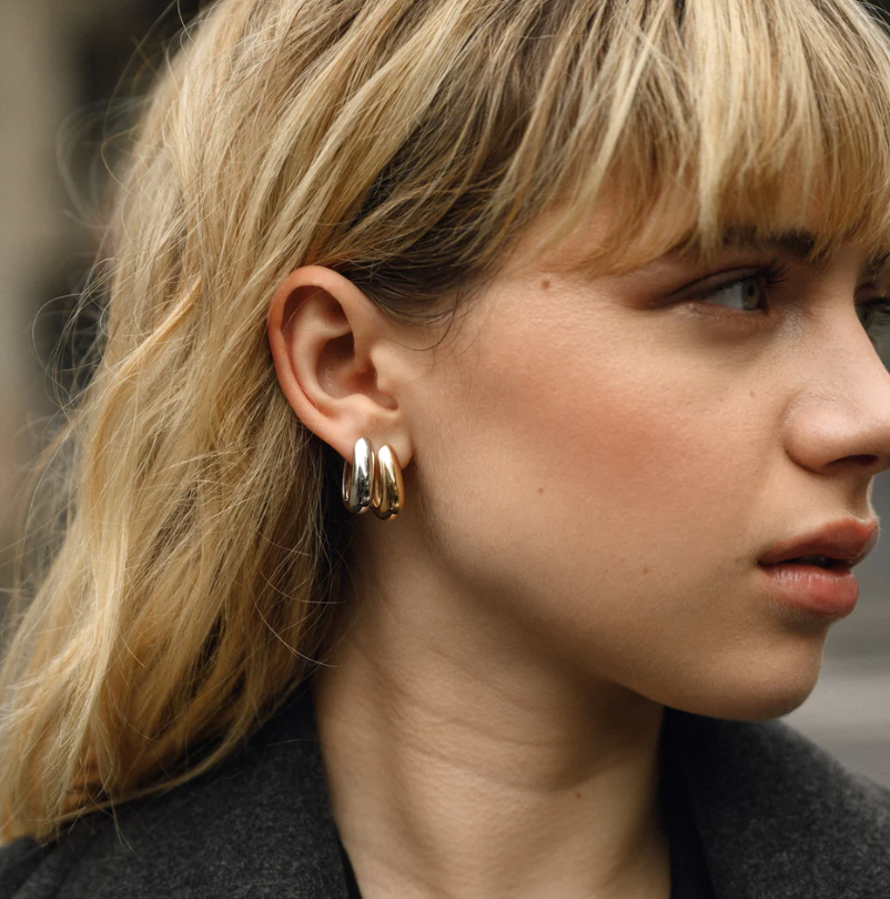 Huguette Paris Earrings Vilette Gold