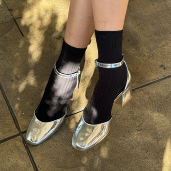 Le Bon Shoppe Her Socks True Black