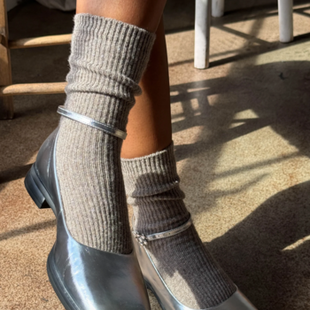 Le Bon Shoppe Winter Sparkle Socks Nutmeg