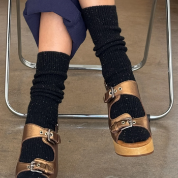 Le Bon Shoppe Snow Socks Black