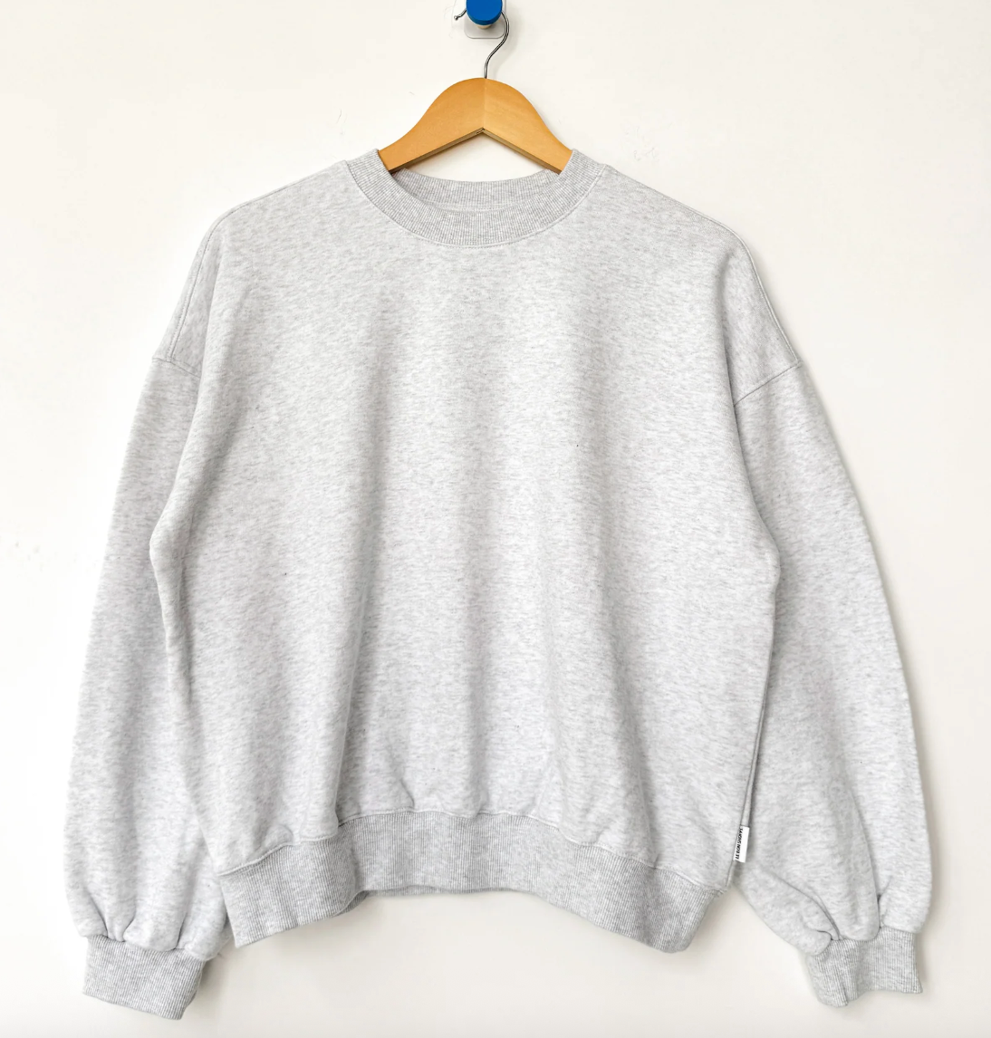 Le Bon Shoppe French Terry Core Sweatshirt Icy Grey