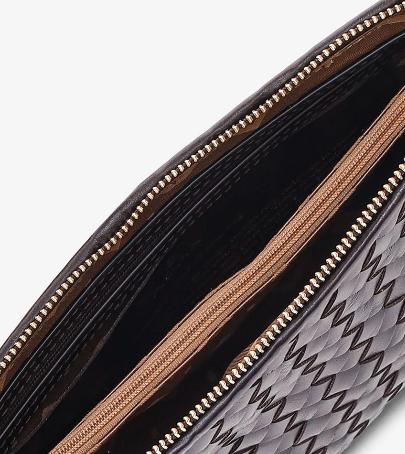 Adax Salerno Shoulder Bag Barbara Dark Brown