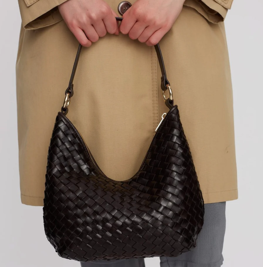 Adax Salerno Shoulder Bag Mona Dark Brown