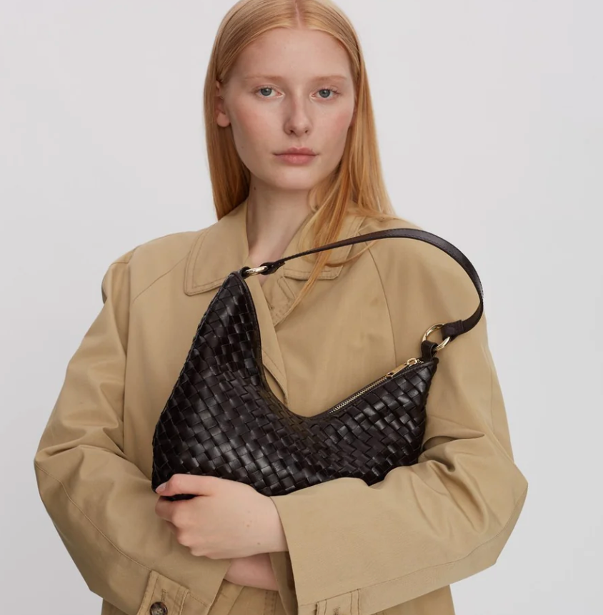 Adax Salerno Shoulder Bag Mona Dark Brown